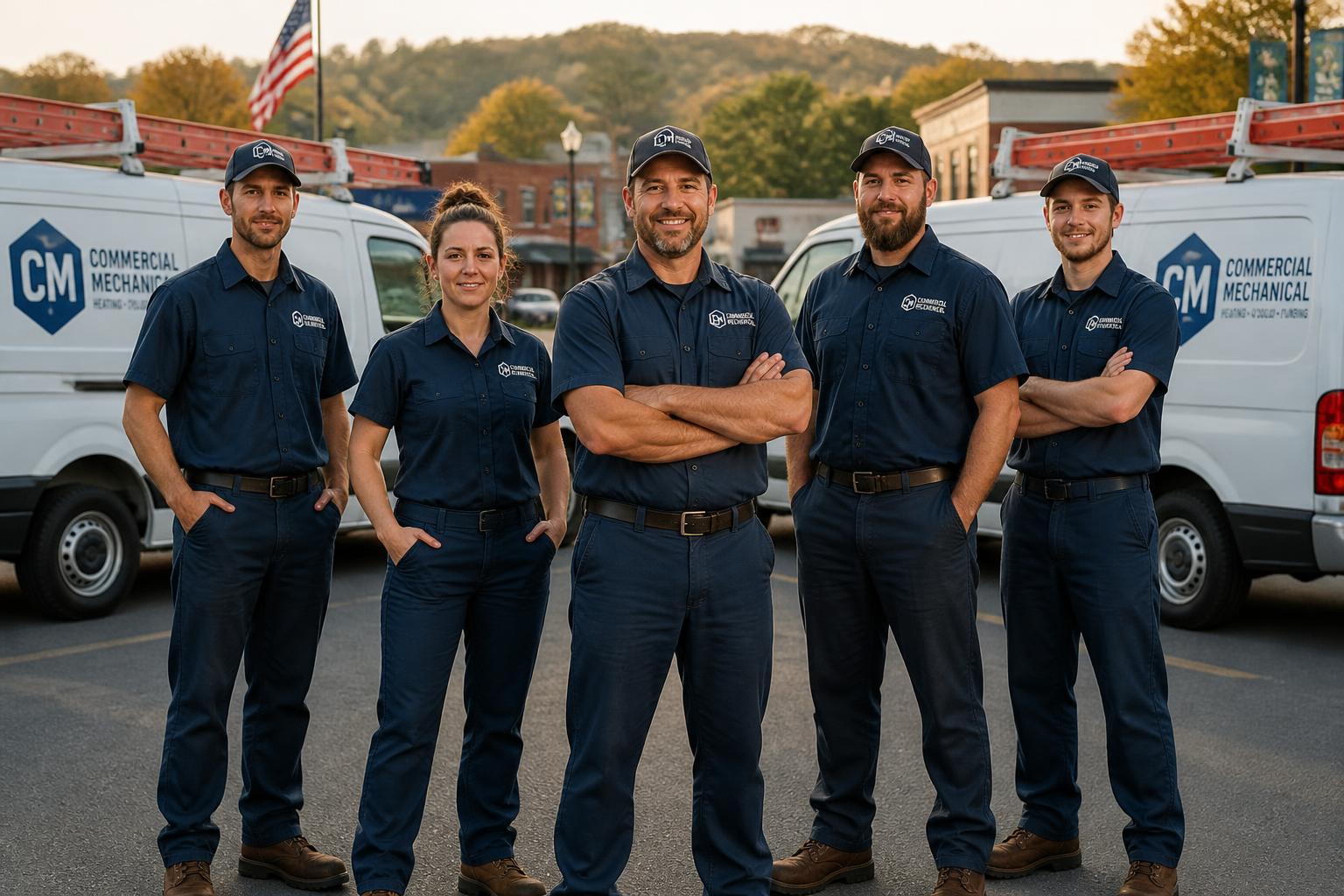 J&J Mechanical professional service team in Blackstone Virginia